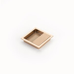 Schaub MODO Tab Recessed Pull Polished Rose Gold - 3 7/8 in