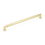Schaub Haniburton Pull Unlacquered Brass - 10 in