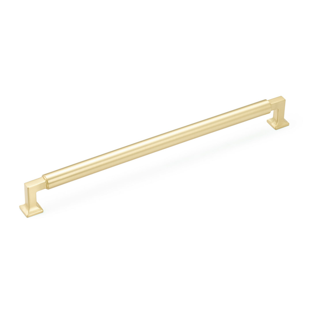 Haniburton Appliance Pull Satin Brass - 18 in