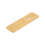 Belwith Keeler Astoria Backplate Brushed Golden Brass - 1 1/2 in