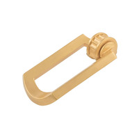 Astoria Pendant Pull Brushed Golden Brass - 3 1/8 in