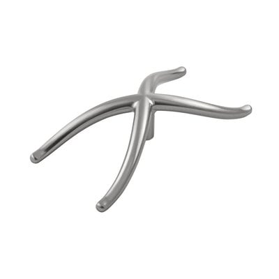 Belwith Keeler Bijou X Knob Satin Nickel - 4 3/4 in