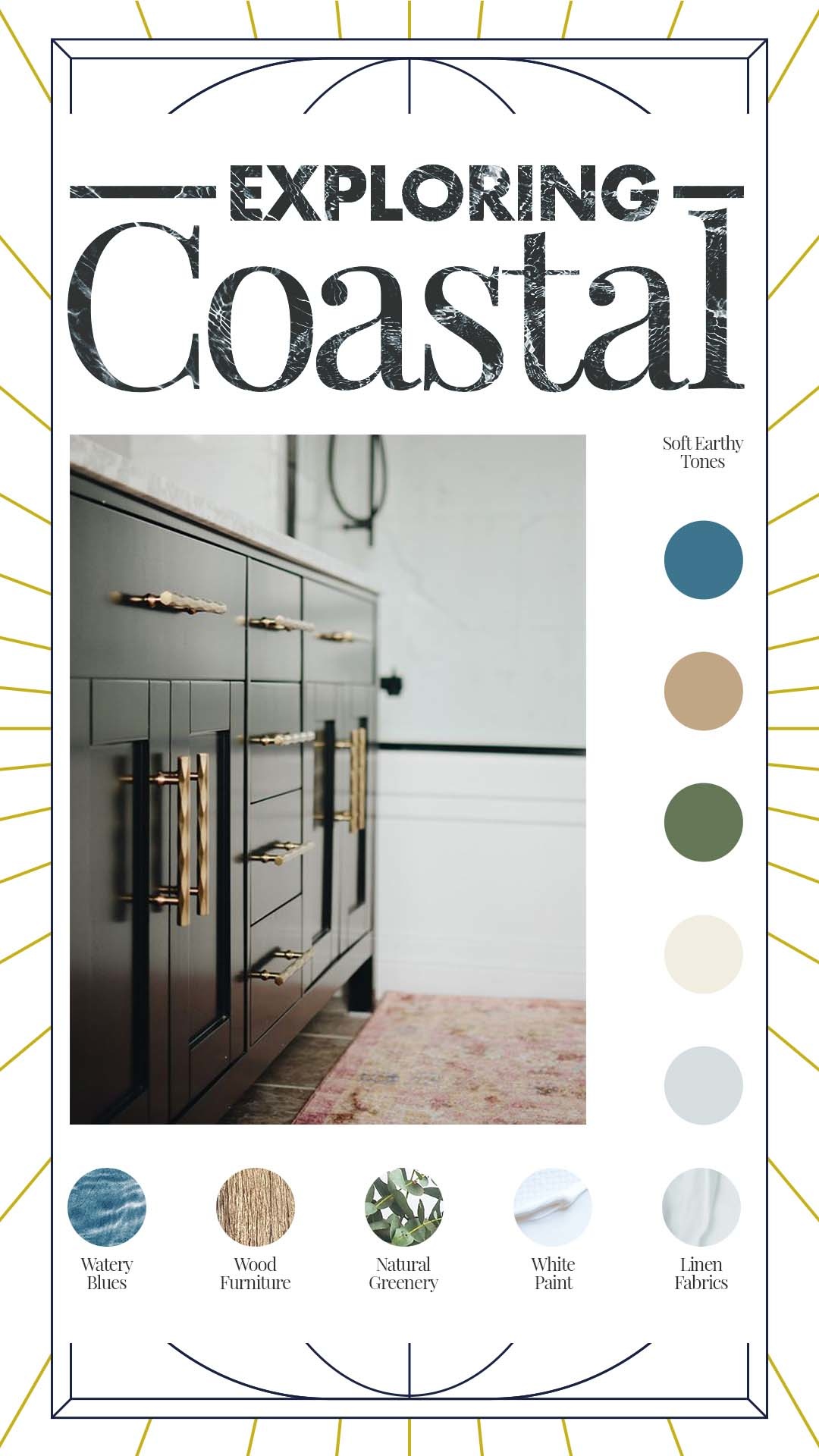 Exploring Coastal Design with Emtek Cabinet Hardware - Handles & More