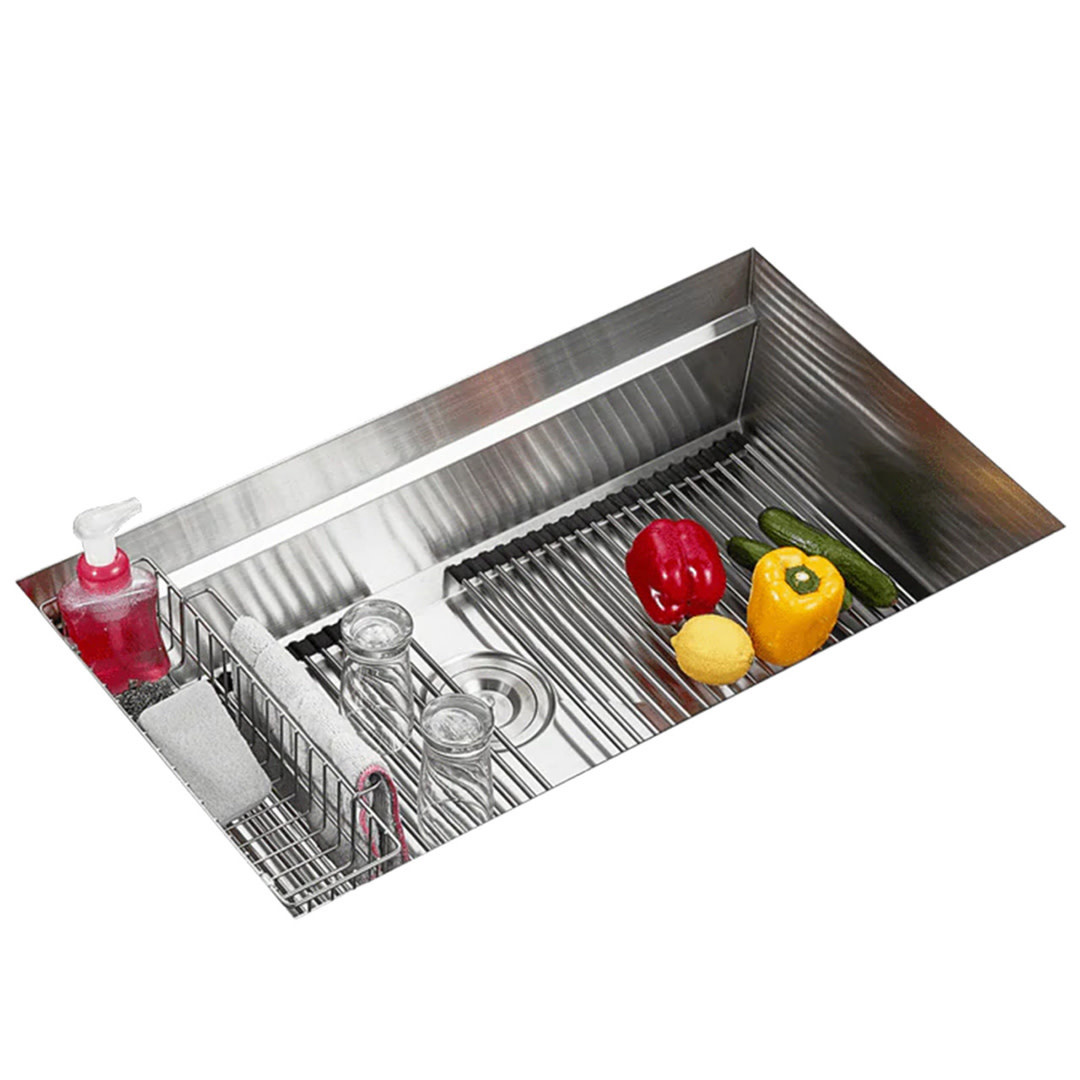 Pearl CUVI Stainless Steel Stainless Steel Kitchen Sink