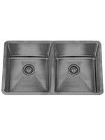 Pearl GOTHAM - ER Lupo Grey Stainless Steel Kitchen Sink