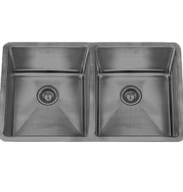 Pearl GOTHAM - ER Lupo Grey Stainless Steel Kitchen Sink
