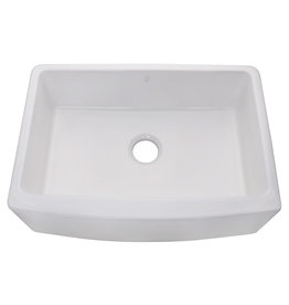 Pearl KINGSTON - PF30 Metro White Fireclay Ceramic Kitchen Sink