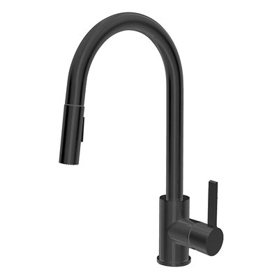 Pearl DAMIEN - I Matte Black Brass Kitchen Faucet