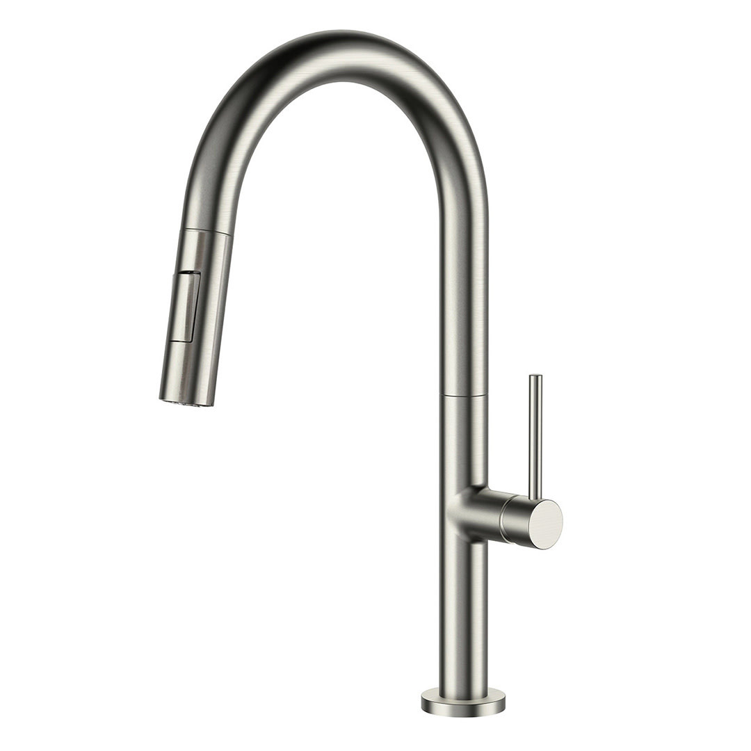 Pearl LENNOX Brushed Nickel Brass Kitchen Faucet