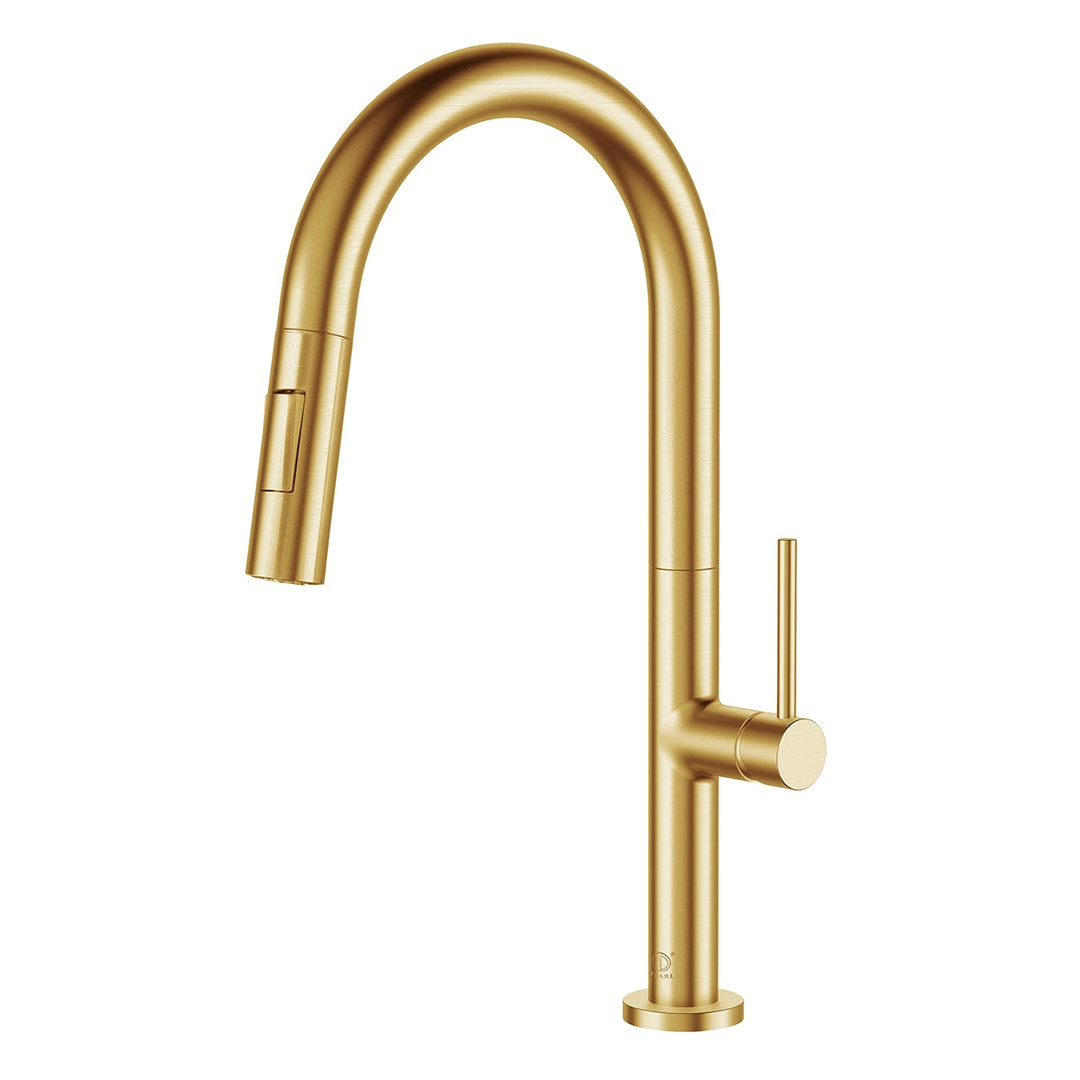 Pearl LENNOX Ferreira Gold Brass Kitchen Faucet