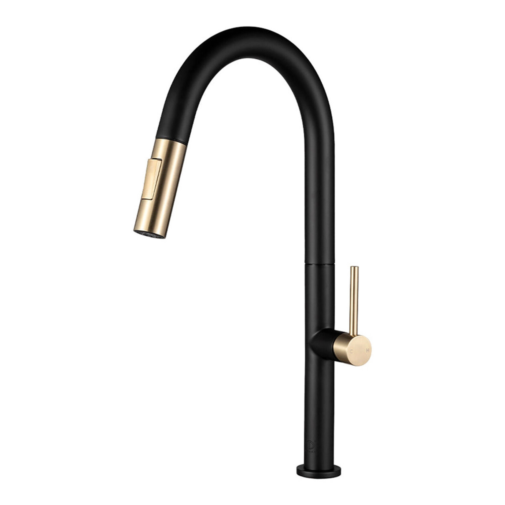 Pearl LENNOX Ferreira Gold & Matte Black Brass Kitchen Faucet