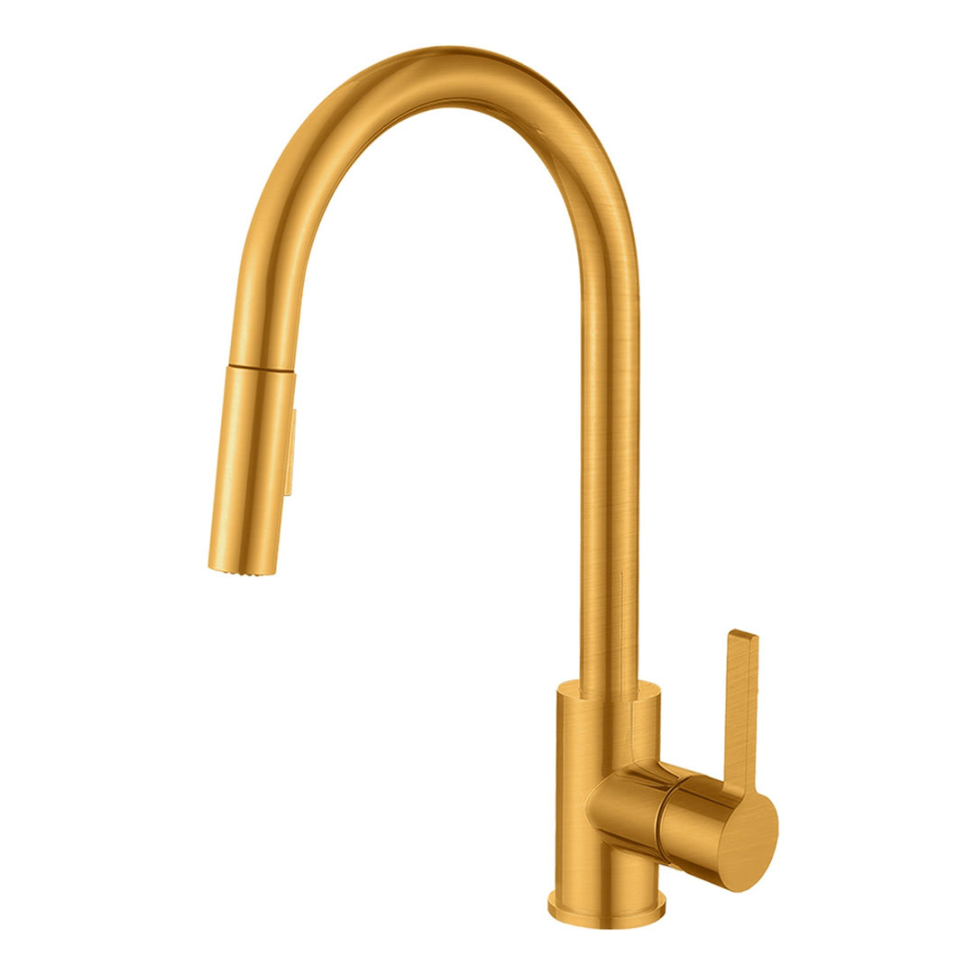 Pearl SANTINO Champagne Gold Brass Kitchen Faucet