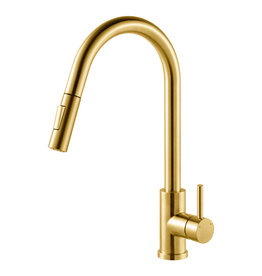 Pearl CARMELA - II Ferreira Gold Brass Kitchen Faucet