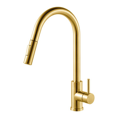 Pearl CARMELA - II Ferreira Gold Brass Kitchen Faucet
