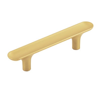 Hickory Hardware Maven Pull Brushed Golden Brass - 3 in