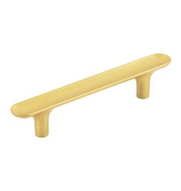 Hickory Hardware Maven Pull Brushed Golden Brass - 3 3/4 in