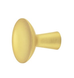 Hickory Hardware Maven Hook Brushed Golden Brass - 2 5/16 in