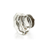 Schaub City Lights Faceted Dome Knob Glass - 1 3/4 in