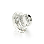 Schaub City Lights Faceted Dome Knob Glass - 1 3/4 in