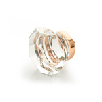 Schaub City Lights Faceted Dome Knob Glass - 1 3/4 in