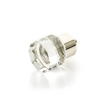 Schaub City Lights Round Multi-Sided Knob Glass - 1 1/8 in