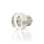 Schaub City Lights Round Disc Knob Glass - 1 3/8 in