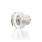 Schaub City Lights Round Disc Knob Glass - 1 3/8 in