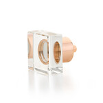 Schaub City Lights Square Knob Glass - 1 1/4 in