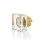 Schaub City Lights Square Knob Glass - 1 1/4 in