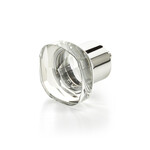 Schaub City Lights Soft Square Knob Glass - 1 1/4 in