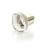 Schaub City Lights Soft Square Knob Glass - 1 1/4 in