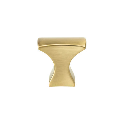 Berenson Aspire Knob Modern Brushed Gold - 1 1/4 in