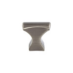 Berenson Aspire Knob Brushed Tin - 1 1/4 in