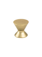 Berenson Domestic Bliss Knob Modern Brushed Gold - 1 3/16 in