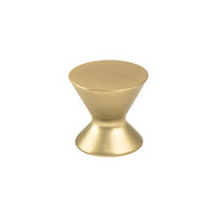 Domestic Bliss Knob Modern Brushed Gold - 1 3/16 in