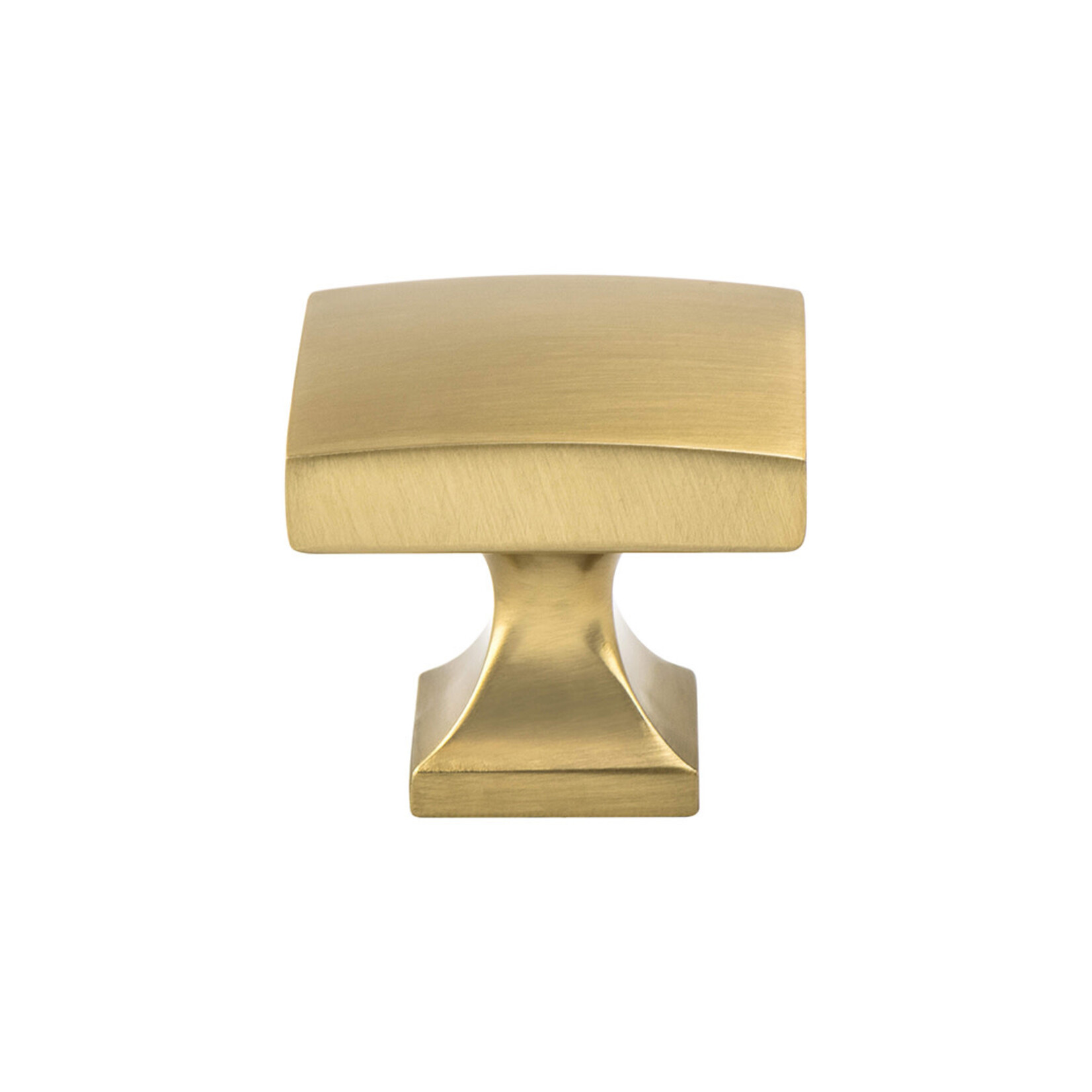Berenson Epoch Edge Knob Modern Brushed Gold - 1 3/8 in