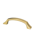 Berenson Epoch Edge Pull Modern Brushed Gold - 3 3/4 in