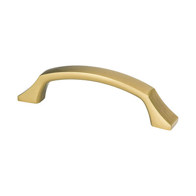 Berenson Epoch Edge Pull Modern Brushed Gold - 3 3/4 in