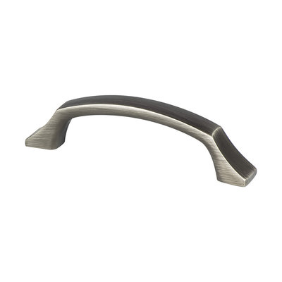 Berenson Epoch Edge Pull Vintage Nickel - 3 3/4 in