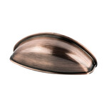 Berenson Euro Moderno Cup Pull Brushed Antique Copper - 2 1/2 in