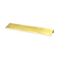 Canadiana Glacier Edge Pull Brushed Brass - 6 5/8 in