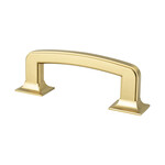 Berenson Hearthstone Pull Modern Brushed Gold - 3 in