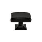 Berenson Hearthstone Knob Matte Black - 1 9/16 in