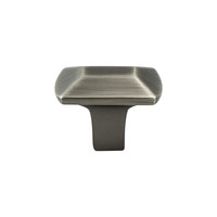 Laura Knob Vintage Nickel - 1 7/16 in