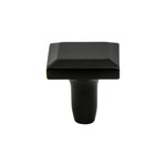Berenson Metro Knob Matte Black - 1 3/16 in