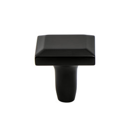 Berenson Metro Knob Matte Black - 1 3/16 in
