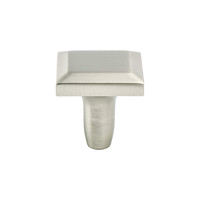Metro Knob Brushed Nickel - 1 3/16 in
