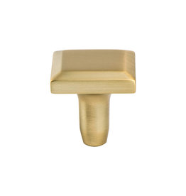 Berenson Metro Knob Modern Brushed Gold - 1 3/16 in