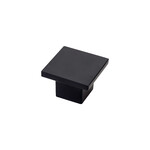 Berenson Muskoka Knob Matte Black - 1 9/16 in