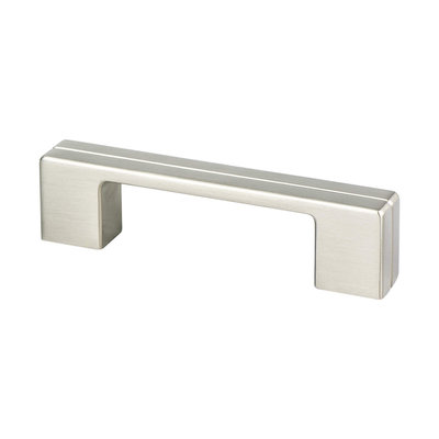 Berenson Skyline Pull Brushed Nickel - 3 in and 3 3/4 in